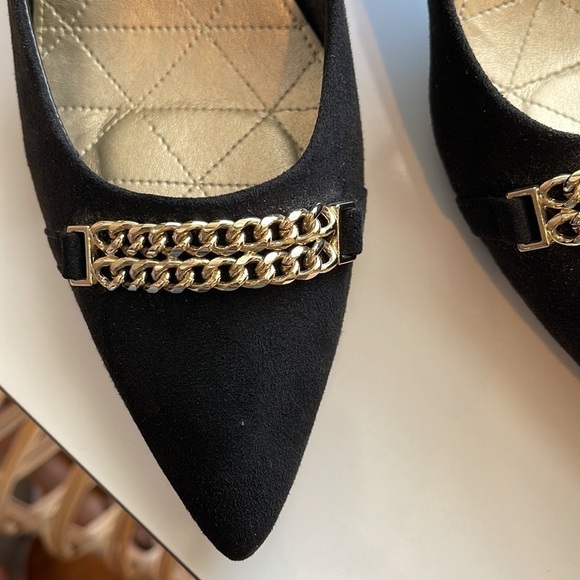 Coach and 🔥sale🔥Four black suede shoes Like new - Picture 3 of 5